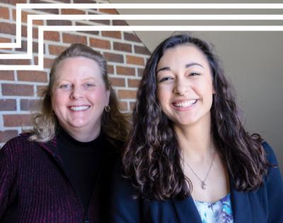 portrait of Brittany and Ruth grown up