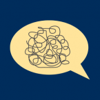 Stress squiggles inside a thought bubble